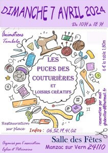 puces des couturières et des loisirs créatifs